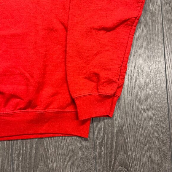 Full Send Nelk Boys Red Sweatshirt Small Mens Spell Out - Picture 3 of 8